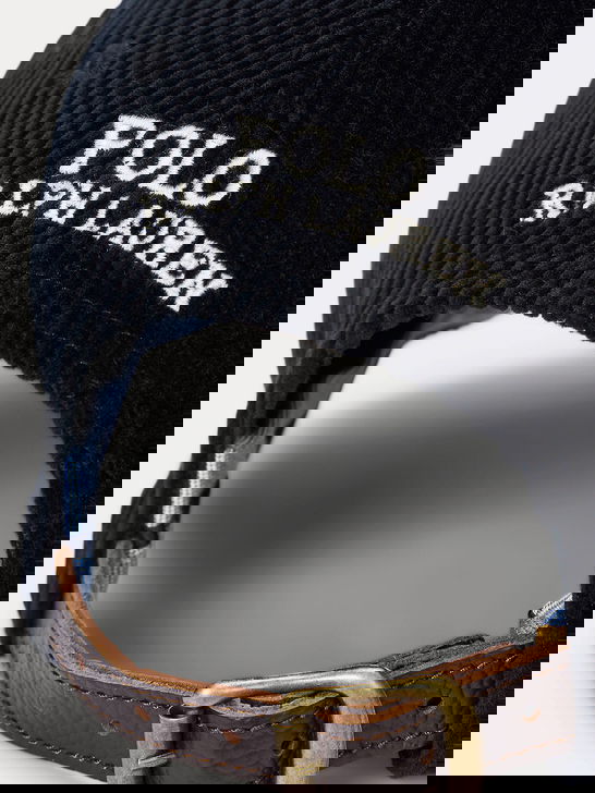 Polo Ralph Lauren Cappello Polo Ralph Lauren Velluto Nero Soddisfazione Garantita