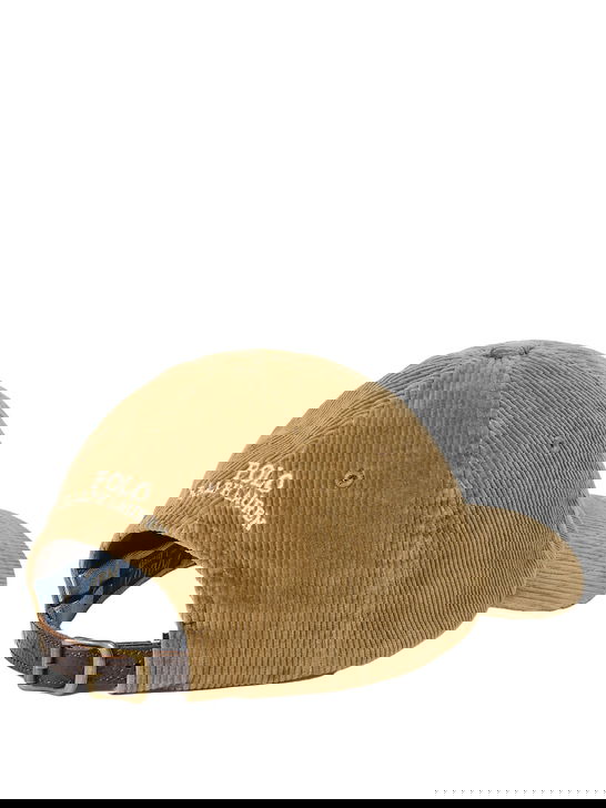 Polo Ralph Lauren Cappello Polo Ralph Lauren Velluto Beige Qualità Garantita