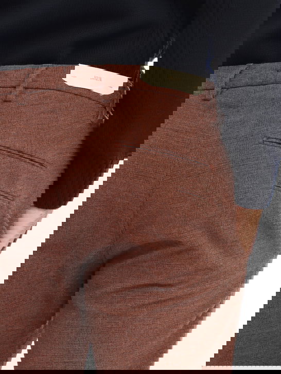 Briglia 1949 Pantaloni Briglia 1949 Stampato Bordeaux Saldi Di Fabbrica