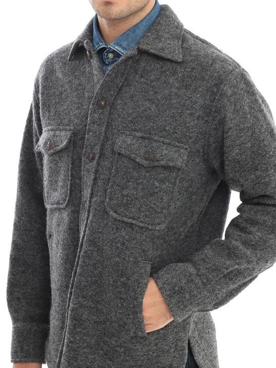Tintoria Mattei Overshirt Tintoria Mattei Grigio Qualità Garantita