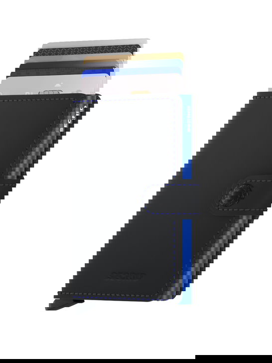 Secrid Portafoglio Secrid Matte Nero-Blu Vendita Calda