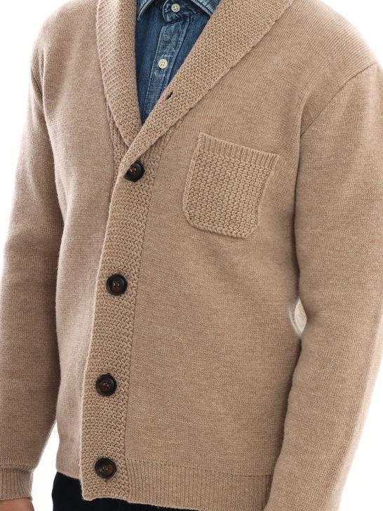 Rakki Cardigan Rakkì Sciallato Beige Vendita Economica
