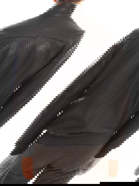 Proleather Giubbino Proleather Pelle Marrone Promozione