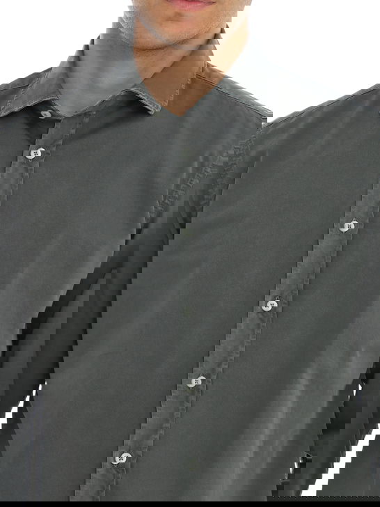 Bastoncino Camicia Bastoncino Gabardina Grigio Negozi Online