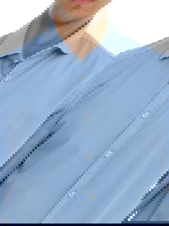 Bastoncino Camicia Bastoncino Gabardina Azzurro Nuovi prodotti