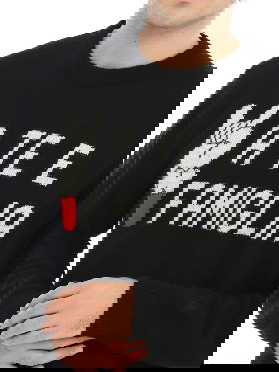 Mc2 Saint Barth Maglia MC2 Saint Barth Nero Vendita Calda