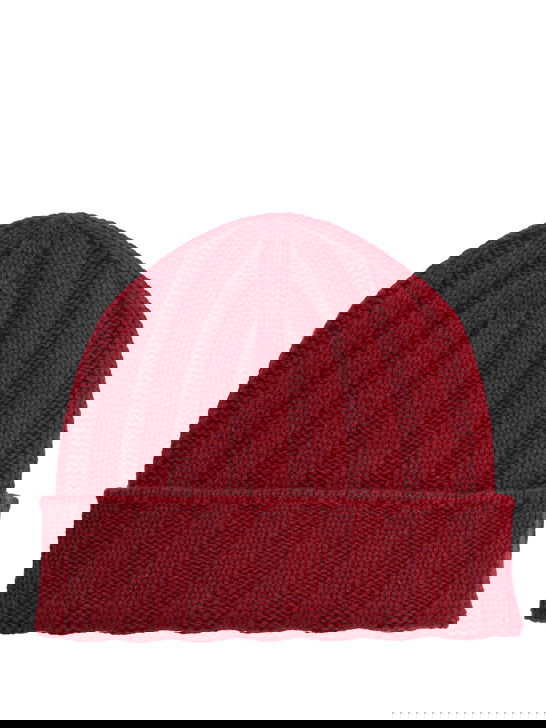 Barna Cashmere Cappello Barna Cashmere Bordeaux Spedizione Gratuita