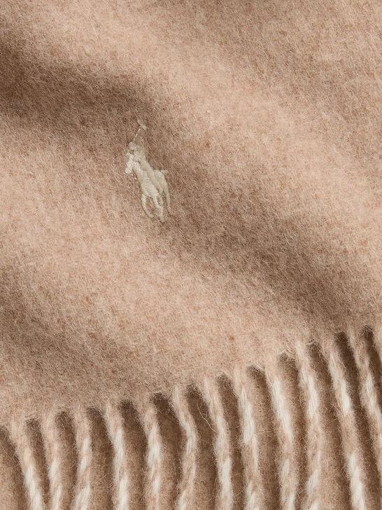 Polo Ralph Lauren Sciarpa Polo Ralph Lauren Double-Face Beige Negozi Online