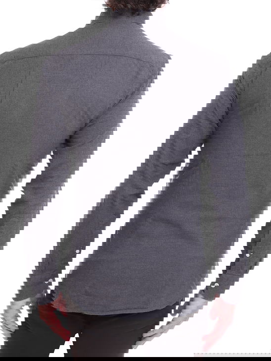 Bastoncino Camicia Bastoncino Flanellata Grigio Nuovo