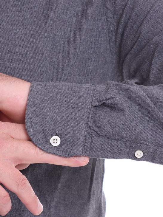 Bastoncino Camicia Bastoncino Flanellata Grigio Nuovo