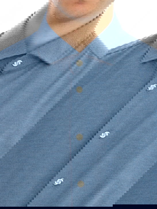 Bastoncino Camicia Bastoncino Flanellata Azzurro Promozione