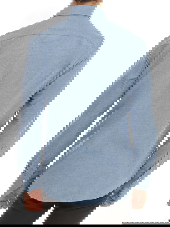 Bastoncino Camicia Bastoncino Flanellata Azzurro Spedizione Gratuita