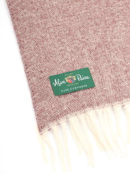 Alan Paine Sciarpa Alan Paine Tackely Cashmere Bordeaux Promozione