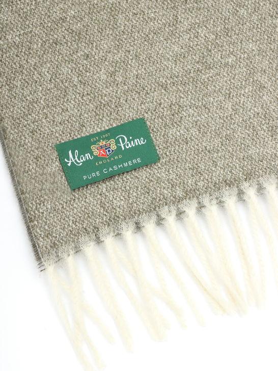 Alan Paine Sciarpa Alan Paine Tackely Cashmere Verde/Grigio Qualità Garantita