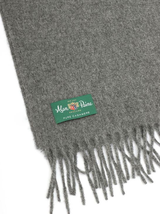 Alan Paine Sciarpa Alan Paine Risbury Cashmere Grigio Promozione Limitata