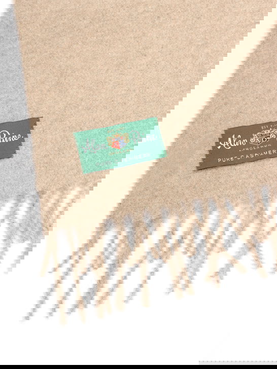 Alan Paine Sciarpa Alan Paine Risbury Cashmere Beige Fino Al -60%