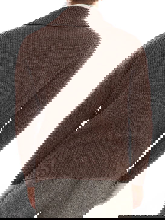 Rakki Cardigan Rakkì Sciallato Marrone Novità