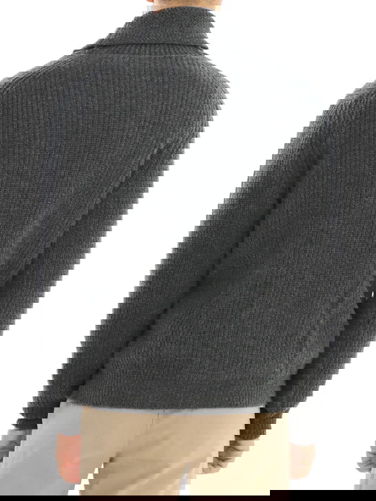 Rakki Cardigan Rakkì Sciallato Grigio Presa