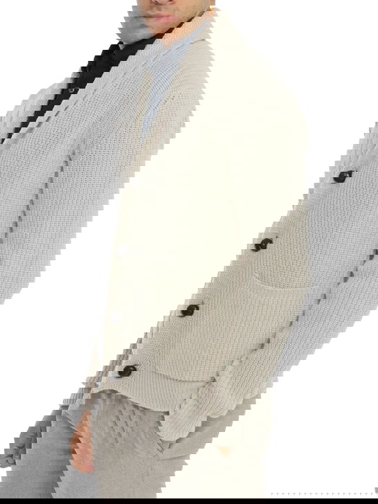 Rakki Cardigan Rakkì Sciallato Bianco Offerta