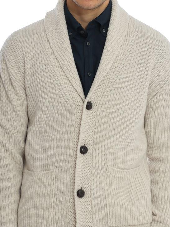 Rakki Cardigan Rakkì Sciallato Bianco Offerta