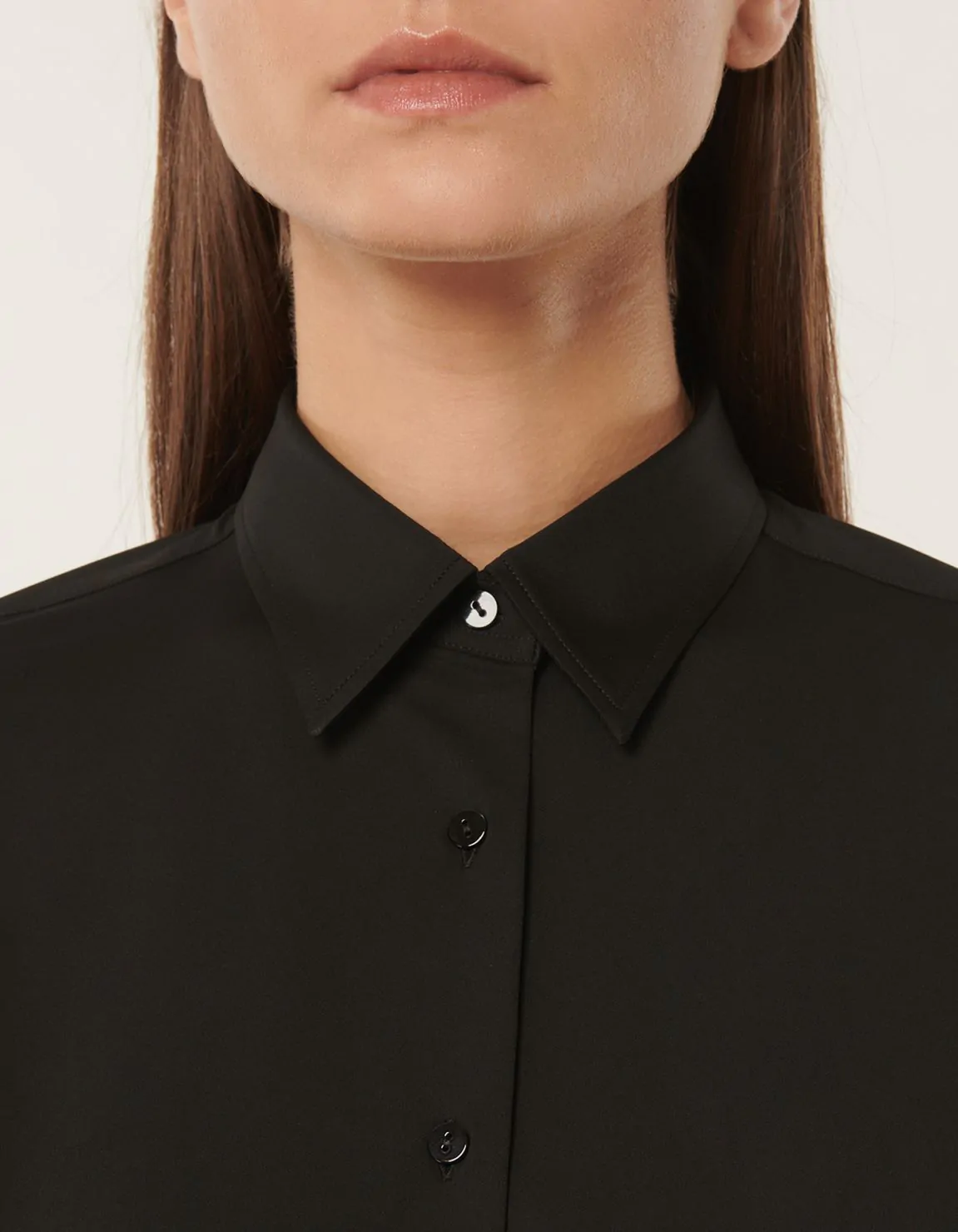 Xacus Camicia Nero Active Tinta Unita