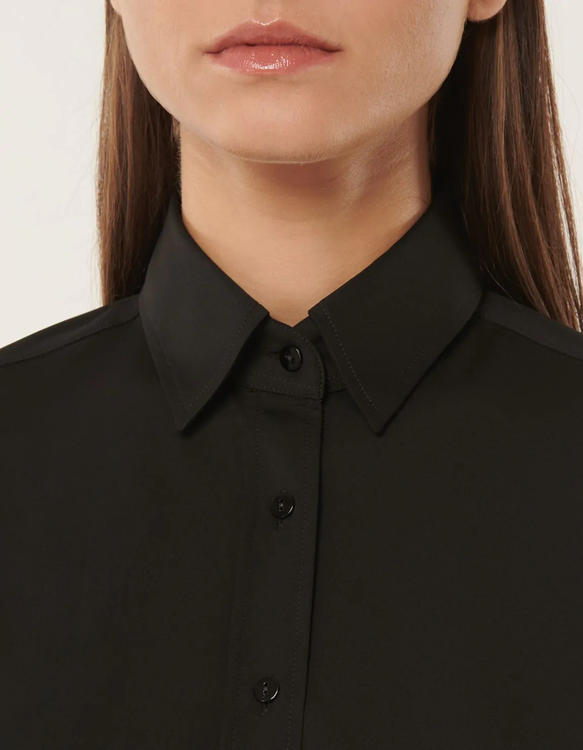 Xacus Camicia Nero Active Tinta Unita In Vendita