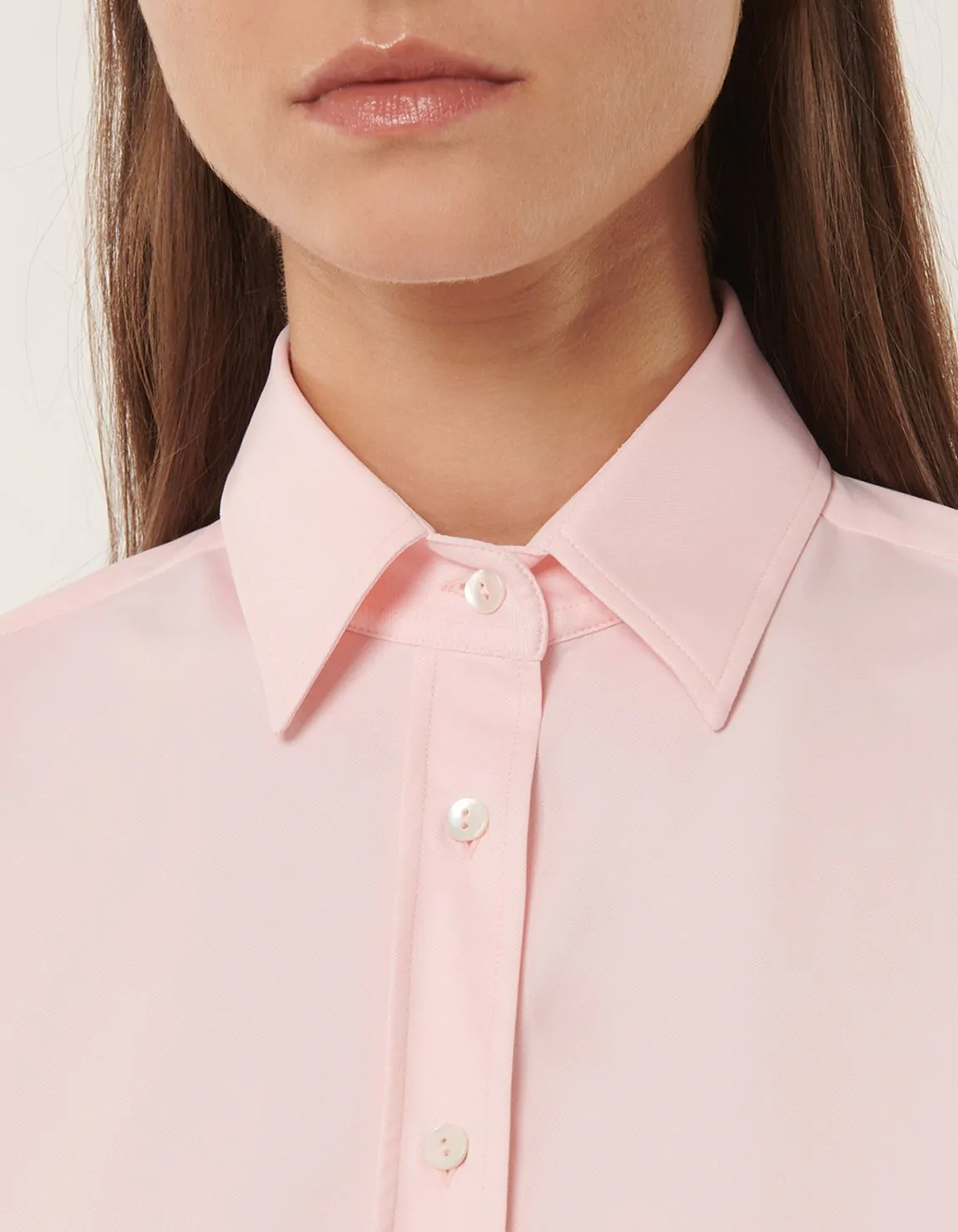 Xacus Camicia Rosa chiaro Active Tinta Unita Vendita Calda