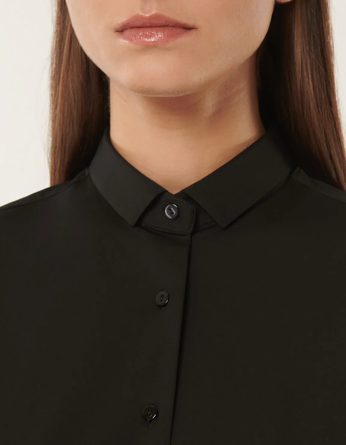 Xacus Camicia Nero Active Tinta Unita Saldi Di Fabbrica