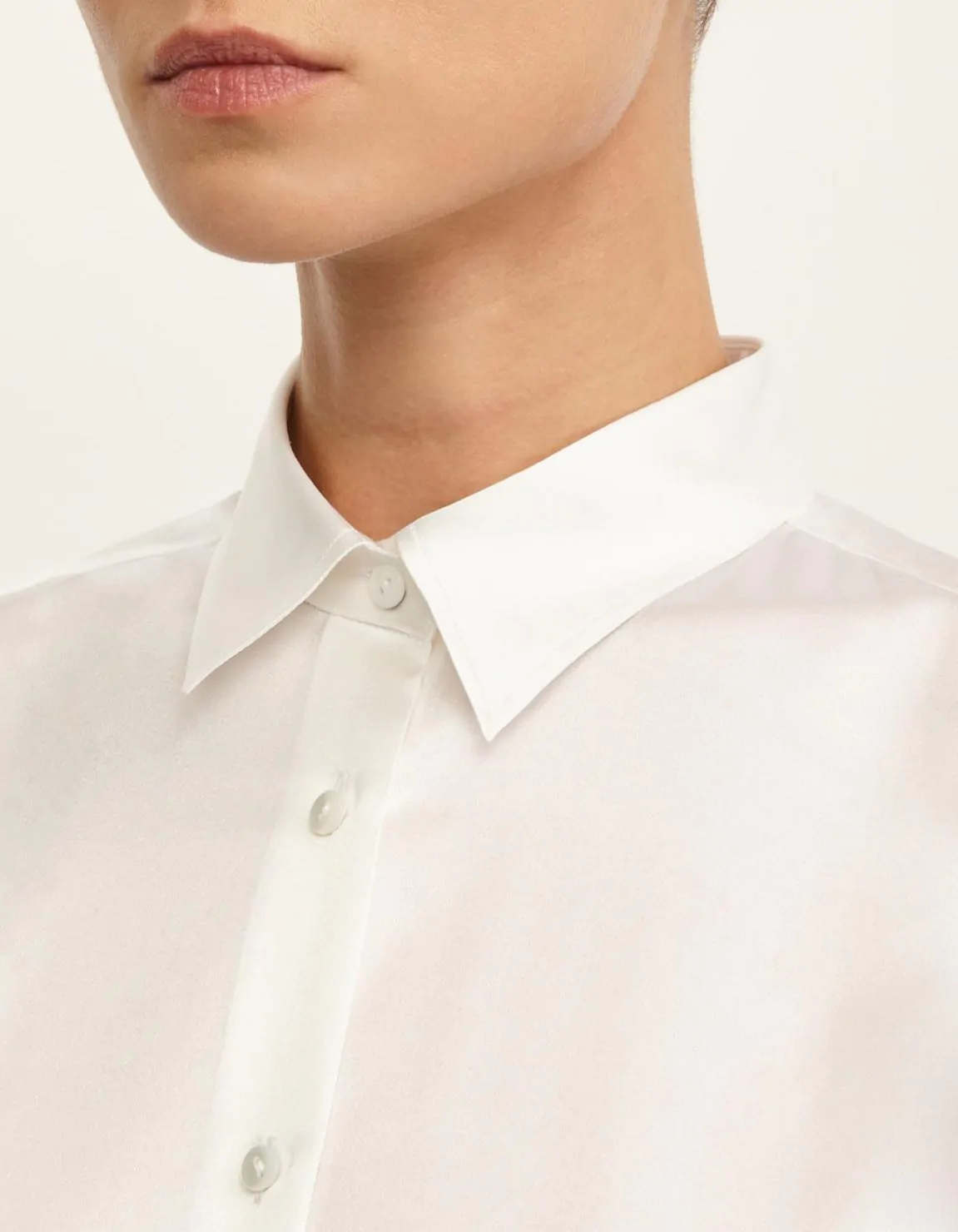 Xacus Camicia Bianco Seta Tinta Unita