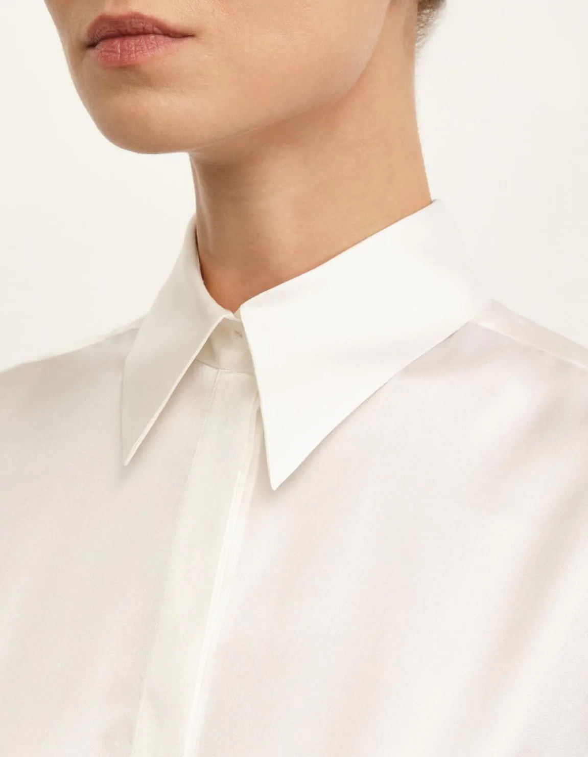 Xacus Camicia Bianco Seta Tinta Unita