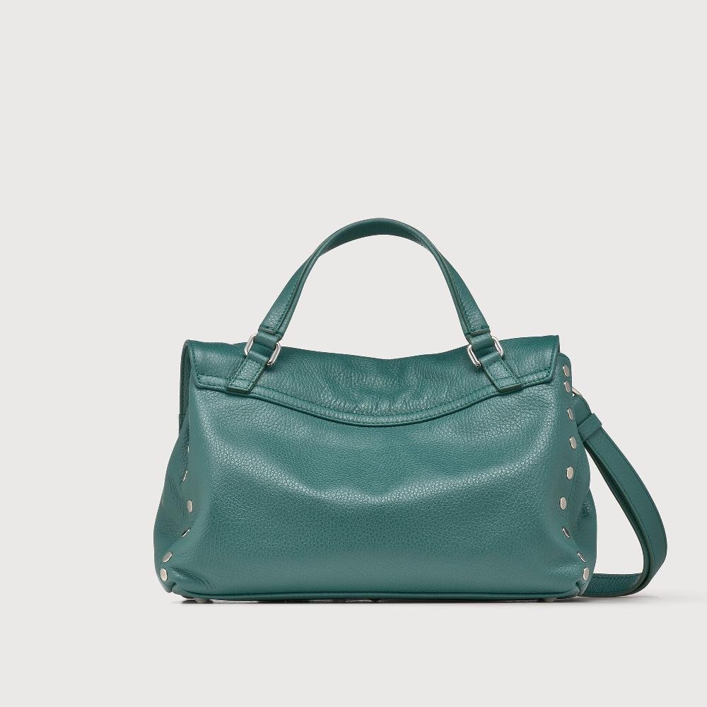 Zanellato BORSA POSTINA® SMALL IN PELLE MARTELLATA GREEN ACCA | Zanellato Nuovo