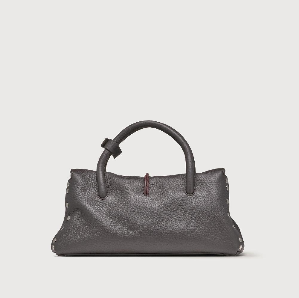 Zanellato BORSA DOTTA® SMALL IN PELLE MARTELLATA BROWN DOLCE AMARO | Zanellato Pezzi Unici