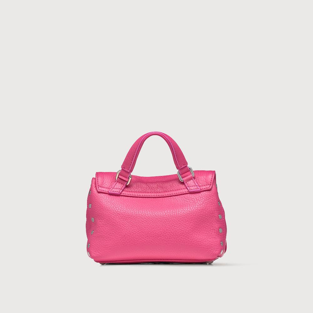 Zanellato BORSA POSTINA® BABY IN PELLE MARTELLATA PINK ORCHIDEA | Zanellato Qualità Garantita