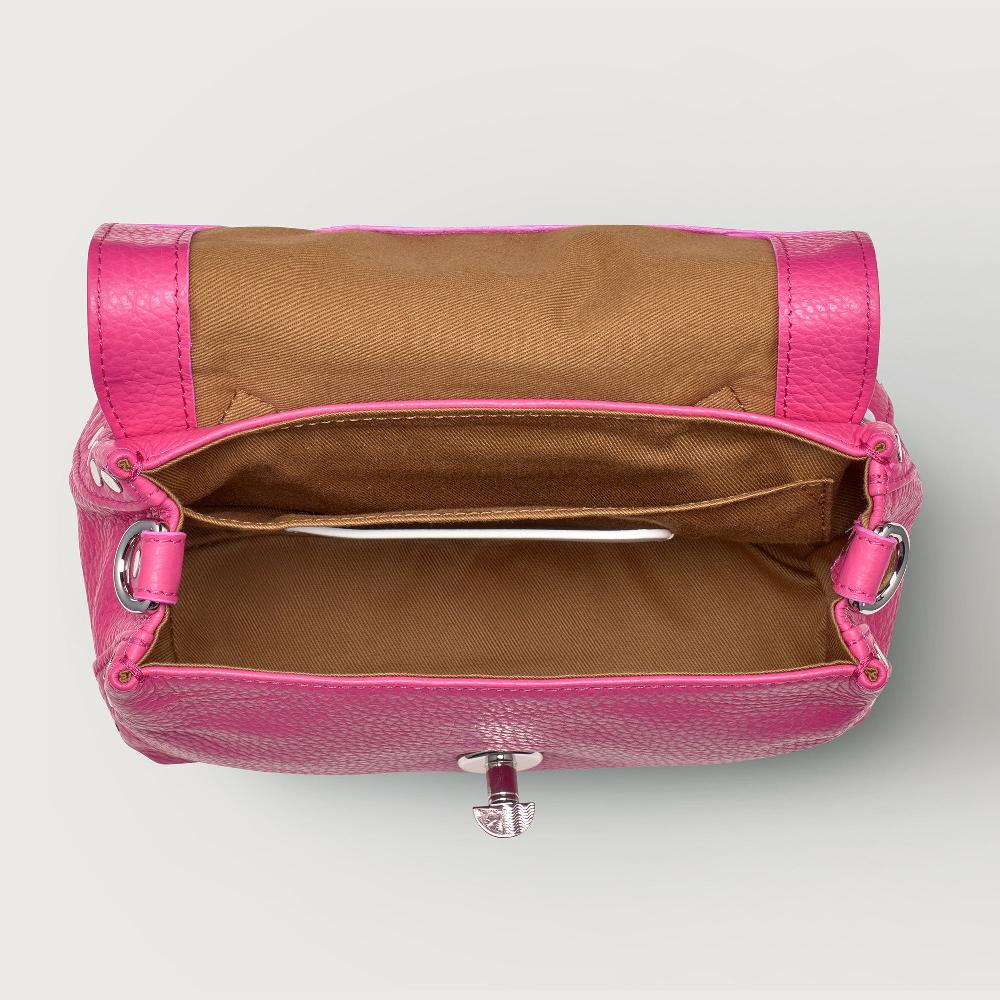 Zanellato BORSA POSTINA® BABY IN PELLE MARTELLATA PINK ORCHIDEA | Zanellato Negozi Online