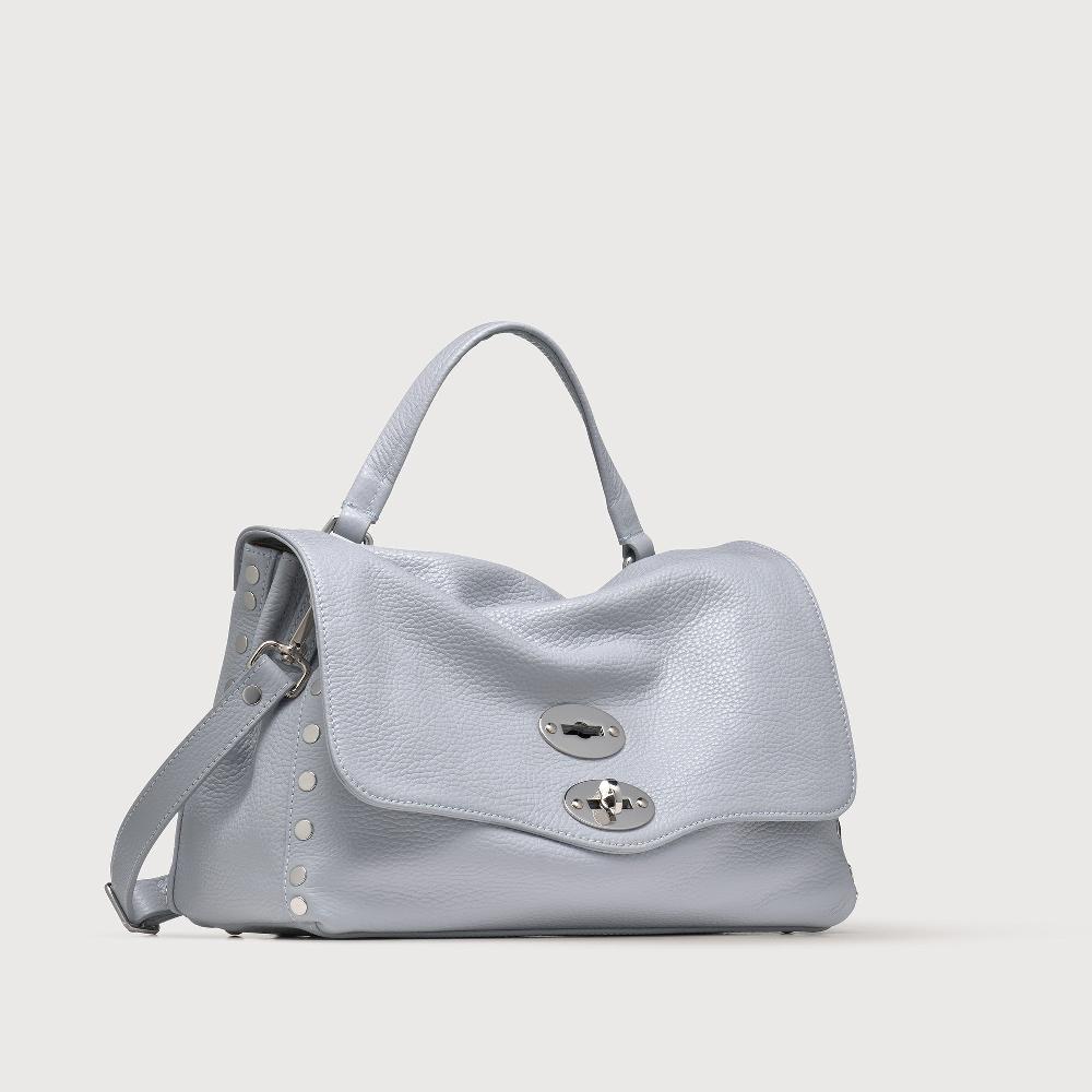 Zanellato BORSA POSTINA® SMALL IN PELLE MARTELLATA GREY CLOUD | Zanellato Consegna Veloce