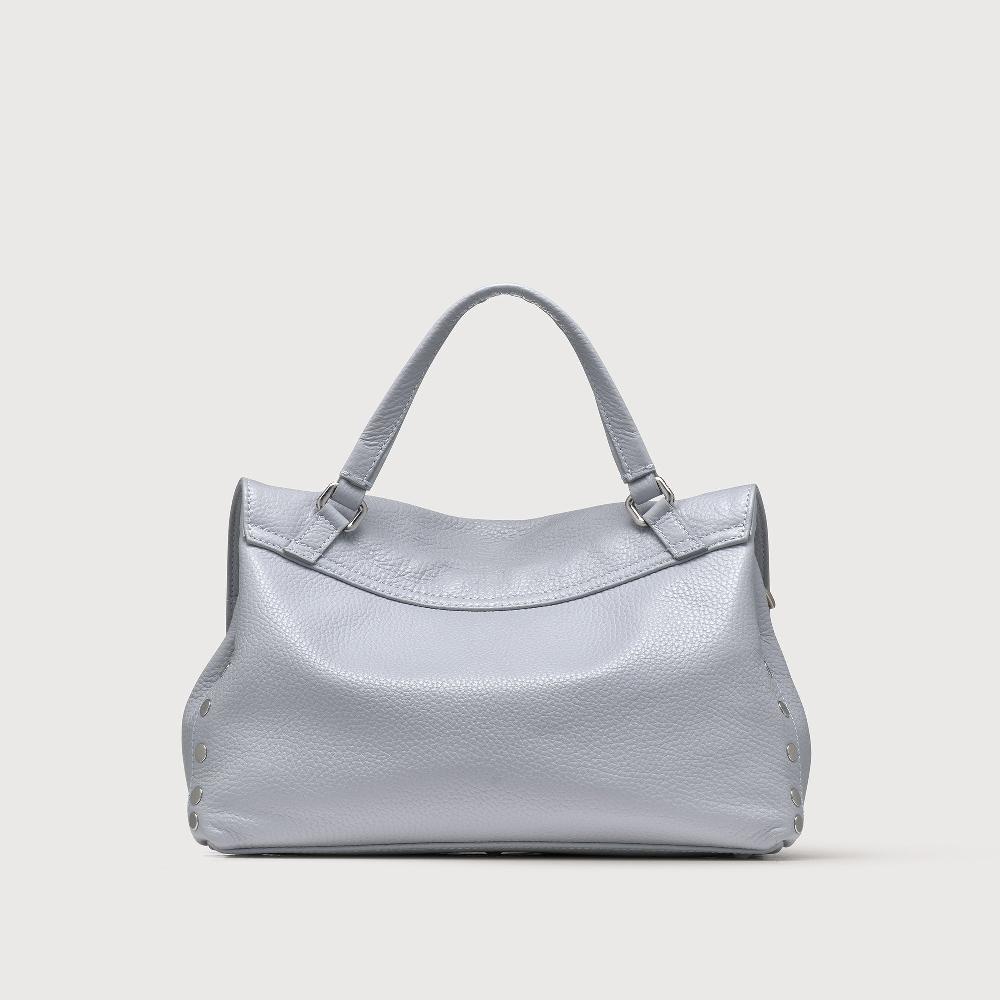 Zanellato BORSA POSTINA® SMALL IN PELLE MARTELLATA GREY CLOUD | Zanellato Consegna Veloce