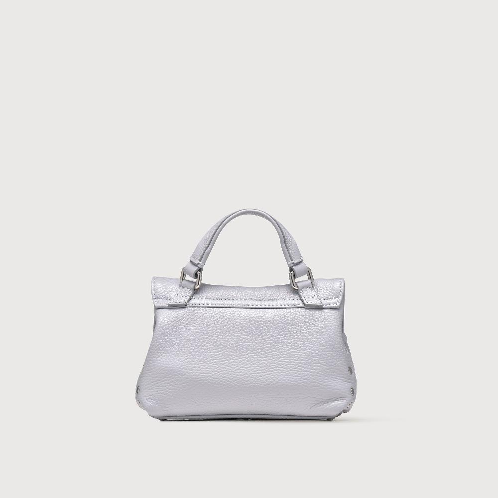 Zanellato BORSA POSTINA® BABY IN PELLE MARTELLATA GREY CLOUD | Zanellato Promozione Limitata