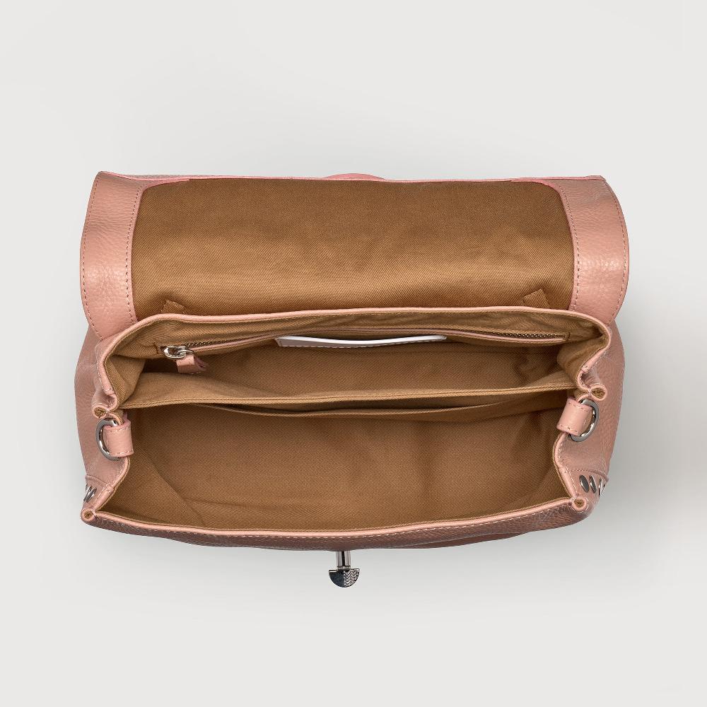 Zanellato BORSA POSTINA® SMALL IN PELLE MARTELLATA PINK NUDE | Zanellato Fino Al -60%