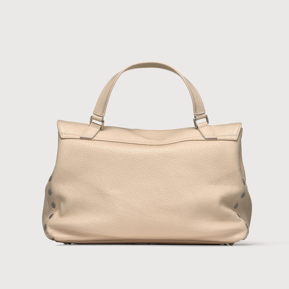 Zanellato BORSA POSTINA® MEDIUM IN PELLE MARTELLATA WHITE BIANCONE | Zanellato Shopping Online