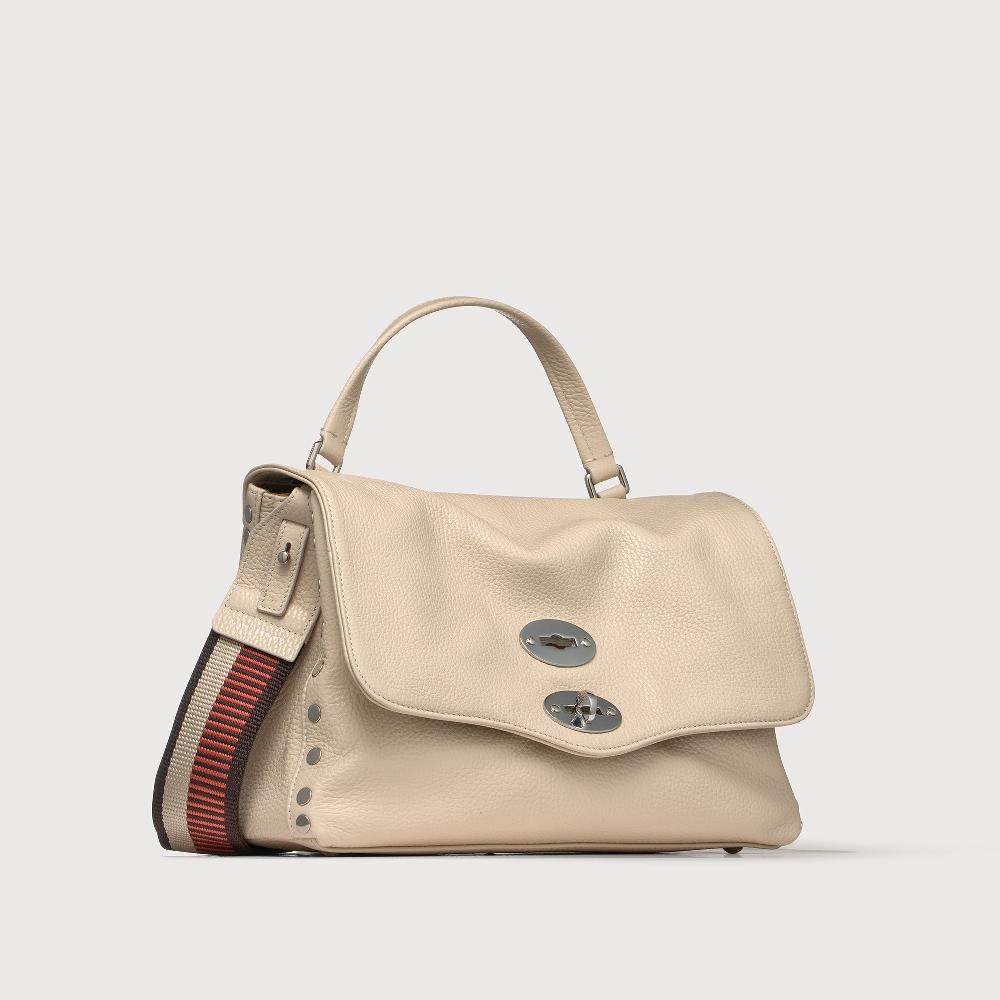 Zanellato BORSA POSTINA® SMALL IN PELLE MARTELLATA WHITE BIANCONE | Zanellato Affare Del Giorno