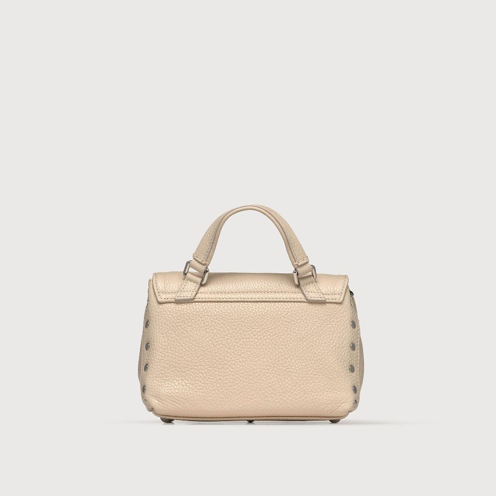 Zanellato BORSA POSTINA® BABY IN PELLE MARTELLATA WHITE BIANCONE | Zanellato Prezzo Ridotto