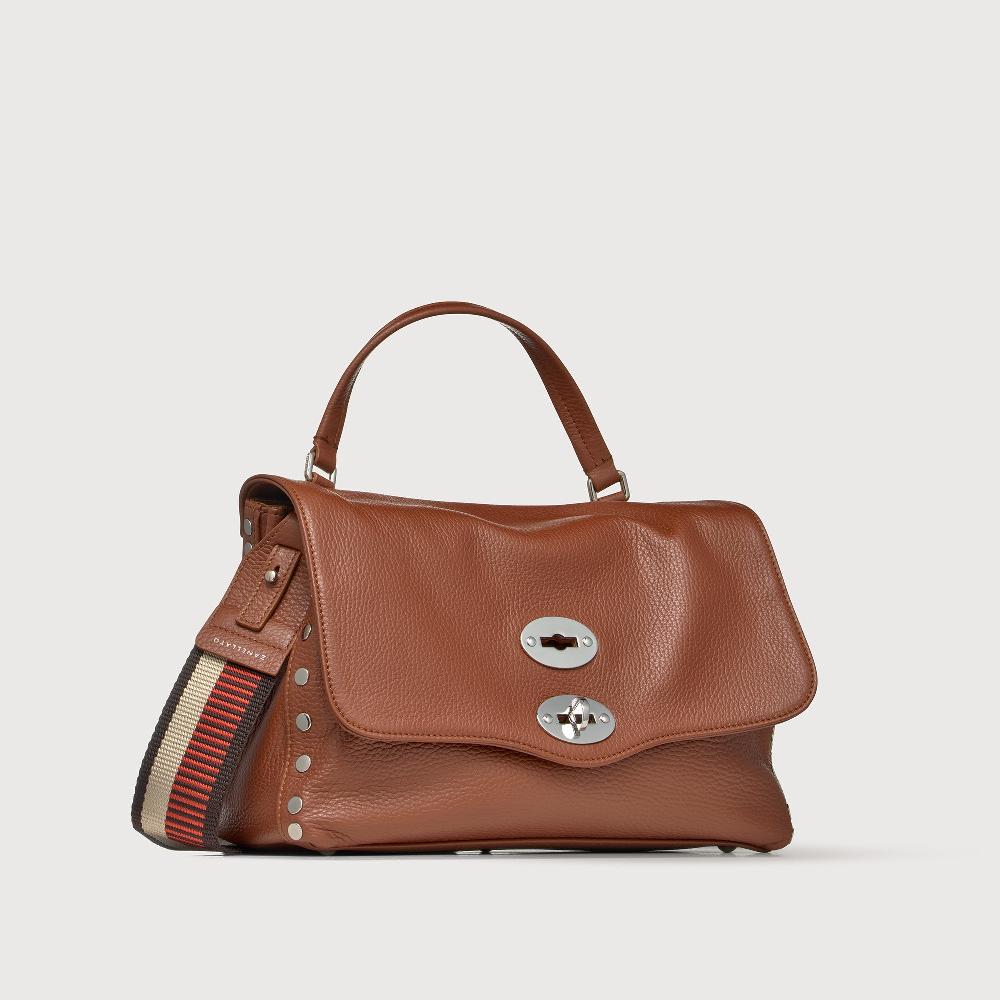 Zanellato BORSA POSTINA® SMALL IN PELLE MARTELLATA BROWN CANALETTO | Zanellato Convenienza