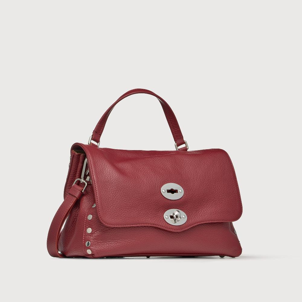 Zanellato BORSA POSTINA® SMALL IN PELLE MARTELLATA RED OPERA | Zanellato Novità