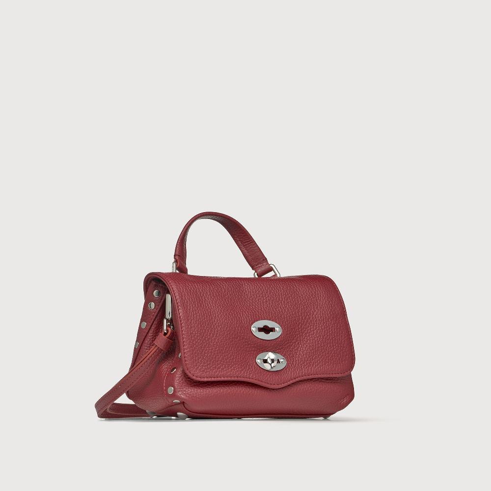 Zanellato BORSA POSTINA® BABY IN PELLE MARTELLATA RED OPERA | Zanellato Presa