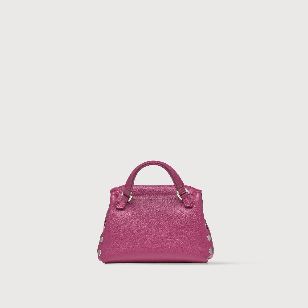 Zanellato BORSA POSTINA® SUPER BABY IN PELLE LAMINATA PURPLE BONARDA | Zanellato Sconto