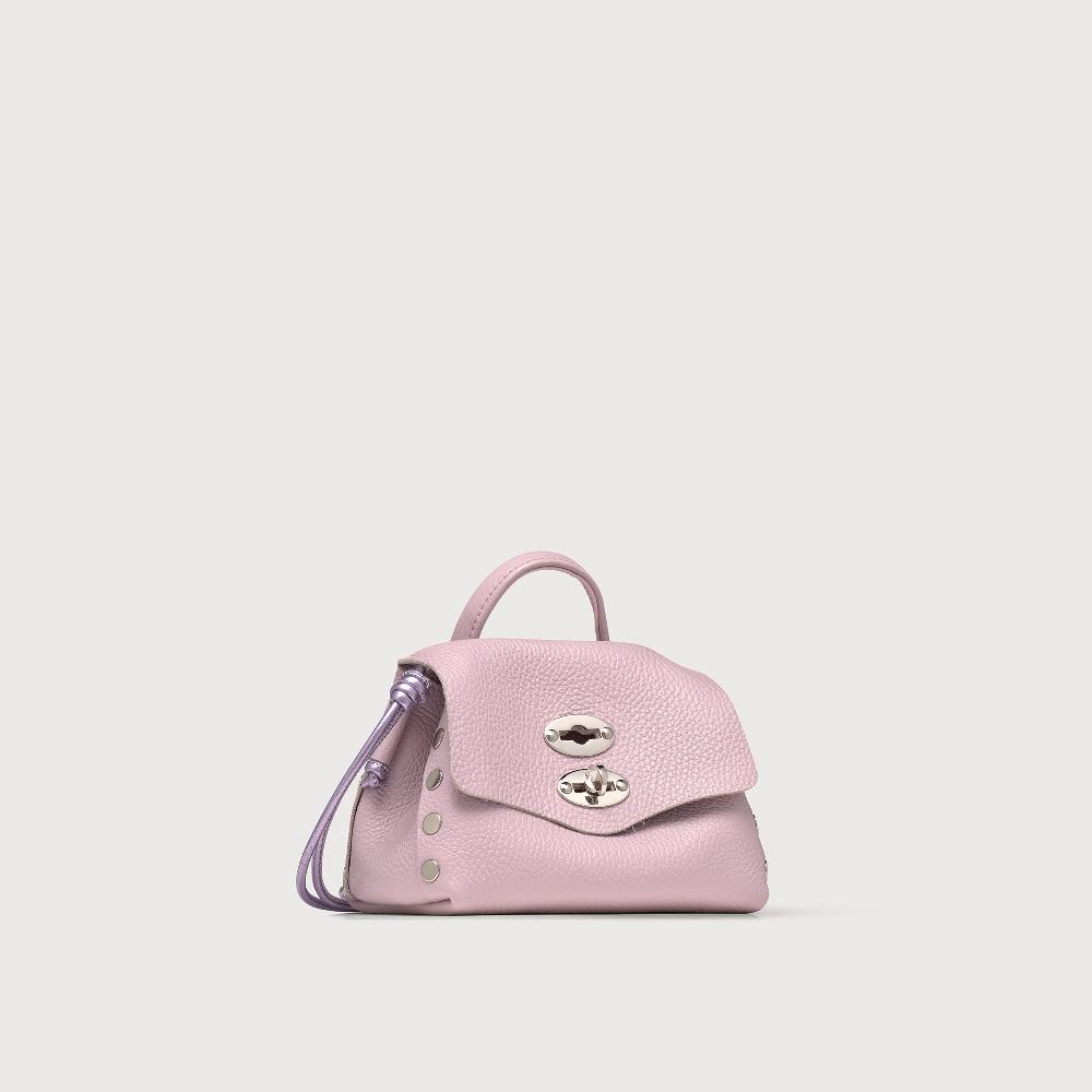 Zanellato BORSA POSTINA® SUPER BABY IN PELLE LAMINATA PURPLE GLICINE | Zanellato Offerta