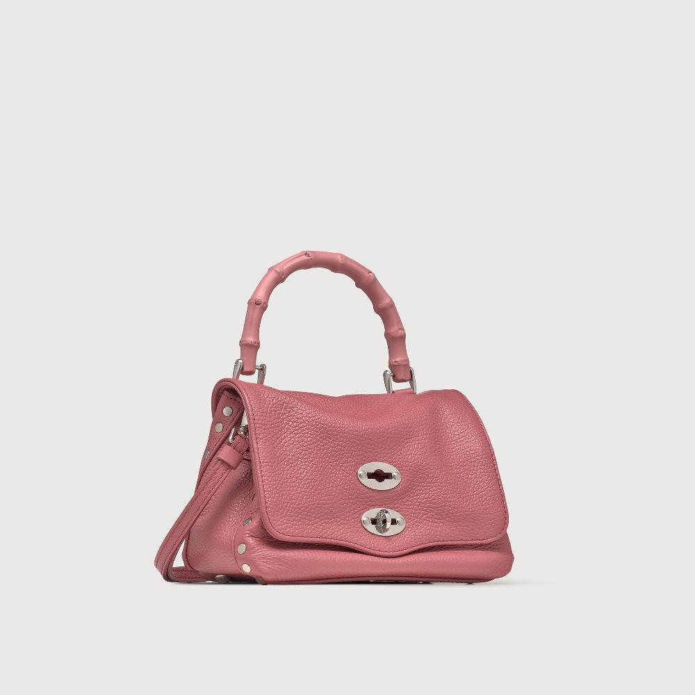 Zanellato BORSA POSTINA® BABY IN PELLE MARTELLATA PINK ROSATO | Zanellato In Vendita