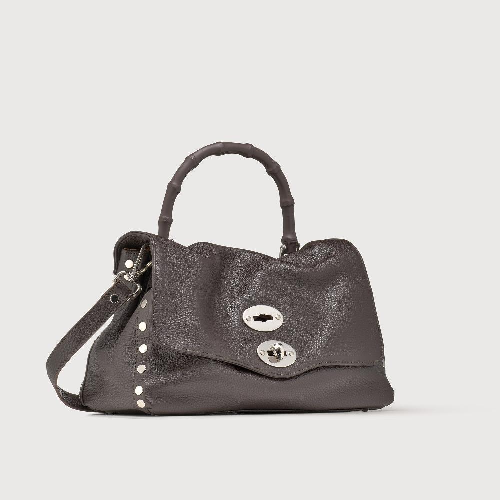 Zanellato BORSA POSTINA® SMALL IN PELLE MARTELLATA BROWN MOCACCINO | Zanellato Offerta esclusiva