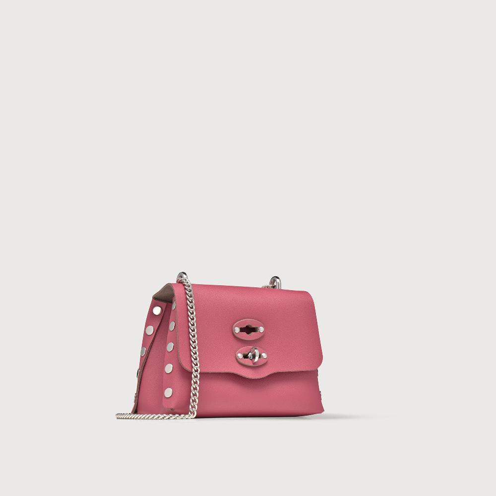 Zanellato BORSA POSTINA® SUPER BABY IN PELLE RIGENERATA PINK BIZANTINO | Zanellato Offerte