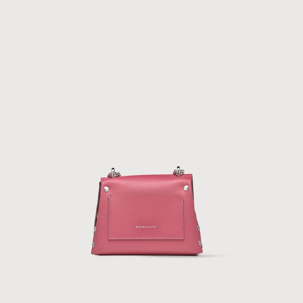 Zanellato BORSA POSTINA® SUPER BABY IN PELLE RIGENERATA PINK BIZANTINO | Zanellato Offerte